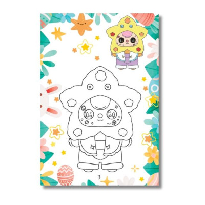 Sách - BabyThree Sách Tô Màu Thị Trấn Thỏ Lily