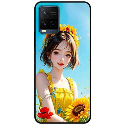 Ốp lưng cho Vivo Y12s - Y20 - Y20s - Y21 - Y21s - Y33 - Y33T - Vương Miệng Hoa - Hàng Chính Hãng