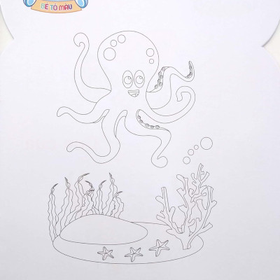 Gấu Con Khéo Tay - Bé Tô Màu: Động Vật Biển