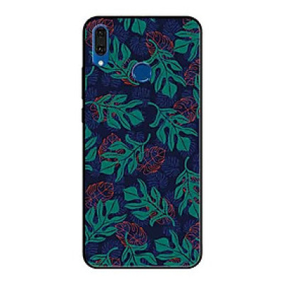 Ốp Lưng in cho Huawei Y9 2019 Mẫu Hoa Văn Lá - Hàng Chính Hãng