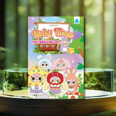 Sách - BabyThree Sách Tô Màu Thị Trấn Thỏ Lily