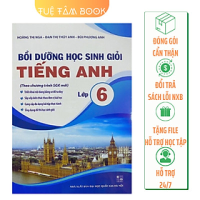Sách - Bồi dưỡng học sinh giỏi Tiếng Anh lớp 6 (HL)