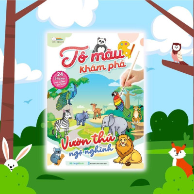 Sách - Tô Màu Khám Phá - Vườn Thú Ngộ Nghĩnh - Megabook
