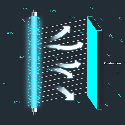 Bộ đèn UV diệt khuẩn không khí tia cực tím TUV 896MM T8 30W