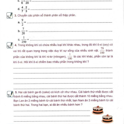 Bộ Đề Kiểm Tra Năng Lực , Đánh Giá Năng Lực Toán Lớp 5 - Tập 1