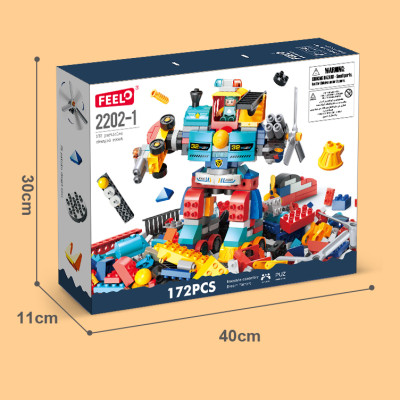 FEELO - 1199 -  Lắp Ráp Robot Chiến Binh (172 Chi Tiết)