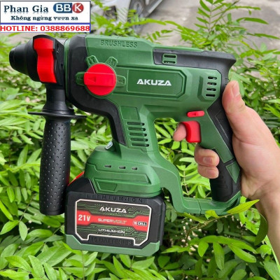 Máy Khoan Bê Tông 3 Chức Năng Pin AKUZA 2-2601 BL - Chân pin phổ thông, PIN 15 CELL - Bảo hành chính hãng