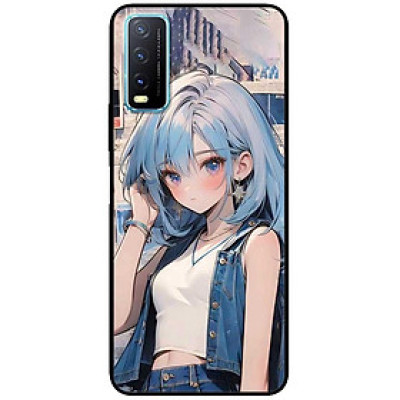 Ốp lưng cho Vivo Y12s - Y20 - Y20s - Y21 - Y21s - Y33 - Y33T - Anime Cô Gái Áo Jean - Hàng Chính Hãng