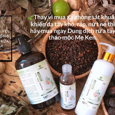DUNG DỊCH RỬA TAY THẢO MỘC MẸ KEN - 100ml