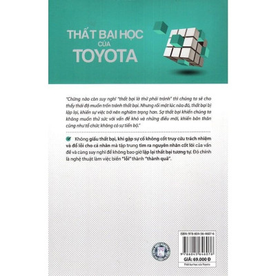 Sách - Thất Bại Học Của Toyota - NXB Phụ Nữ