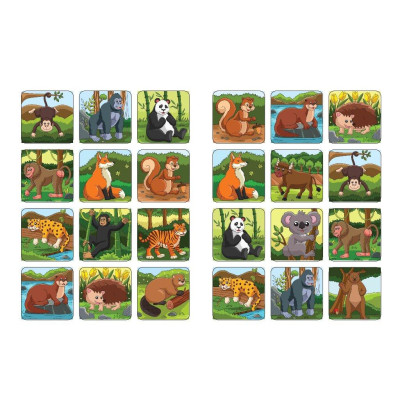 Sách - Bé tô màu: Khám phá rừng xanh hùng vĩ (20+ hình dán sticker (VT -MK)