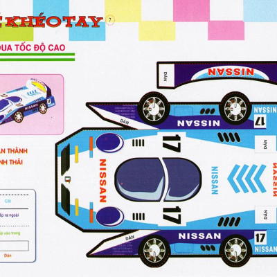 Cắt Và Dán  Hình 3D - Bé Khéo Tay - Khu Hứng Thú