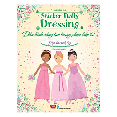 Dán Hình Trang Phục Búp Bê - Phù Dâu Xinh Đẹp