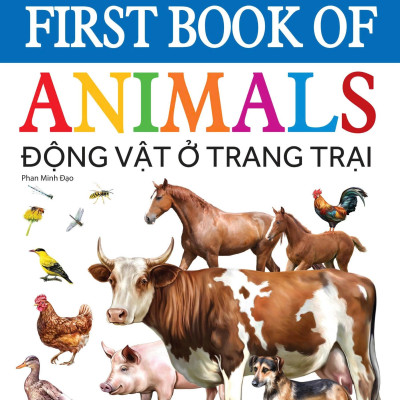 Sách - My First Book Of Animals - Động Vật Ở Trang Trại