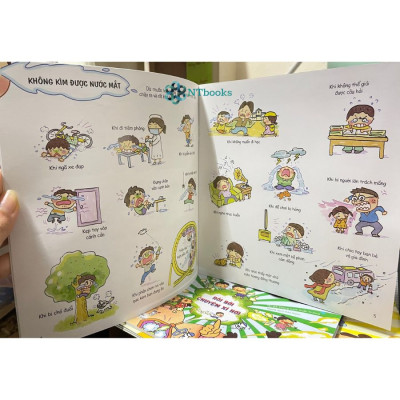 Sách Cơ Thế Siêu Rắc Rối - Khóc, Khóc Nữa, Khóc Mãi (Dành cho trẻ em từ 5-12 tuổi)