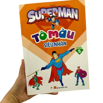 Tô Màu Siêu Nhân Superman Quyển 5