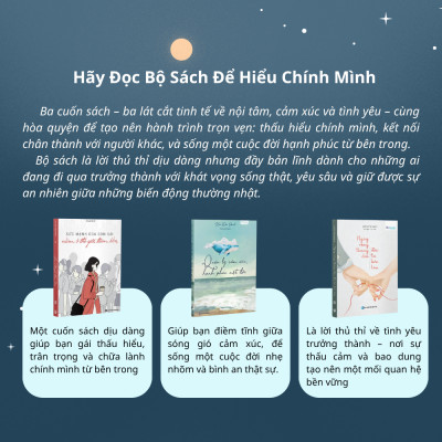 Combo sách Sức mạnh của con gái nằm ở thế giới tâm hồn, Quản lý cảm xúc hạnh phúc 1 đời, Ngày rộng tháng dài - Unibooks