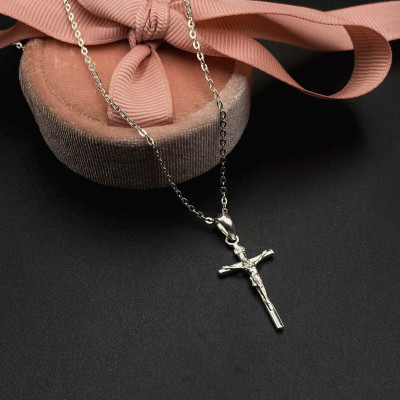 Mặt Dây Chuyền Bạc 925 Thánh Giá Hàng Chính Hãng Bạc Hiểu Minh MDN491