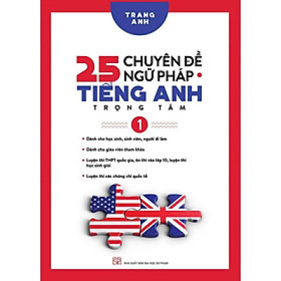 Sách - 25 Chuyên Đề Ngữ Pháp Tiếng Anh Trọng Tâm - Tập 1 - Huy Hoàng Bookstore