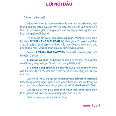 Rèn Kĩ Năng Giải Toán Lớp 4 - Tập 2