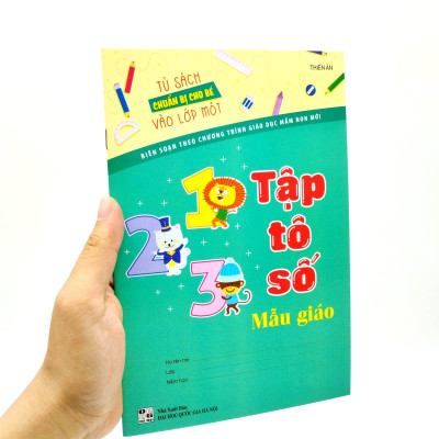 Tủ Sách Bé Chuẩn Bị Vào Lớp Một - Tập Tô Số Mẫu Giáo