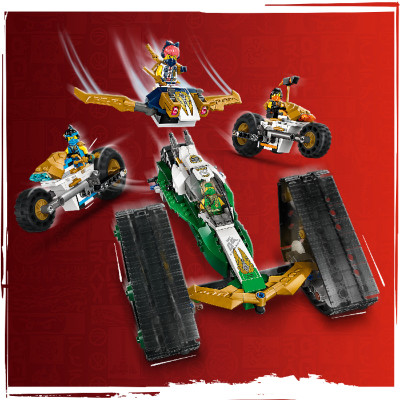 Đồ Chơi Lắp Ráp Siêu Xe Kết Hợp 4 Trong 1 LEGO NINJAGO 71820 (576 chi tiết)