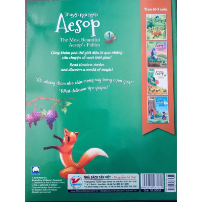 Sách - Truyện Song Ngữ Anh - Việt: Truyện Ngụ Ngôn Aesop 1 - Tân Việt Books