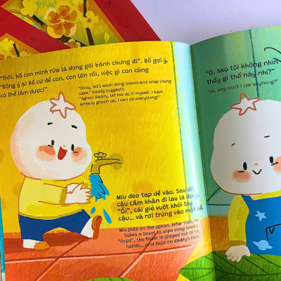 Sách - Ehon Song Ngữ - Số Đặc Biệt - Ngày Tết Vui Tưng Bừng - Happy Tet Holiday