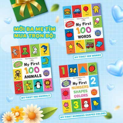 My First 100 Animals - Sách Từ Vựng Đầu Đời Cho Bé