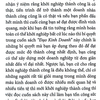 Đạo Kinh Doanh - 7 Triết Lý Kinh Doanh Quan Trọng Nhất Được Các Doanh Nhân Từ Cổ Chí Kim Áp Dụng Để Thành Công