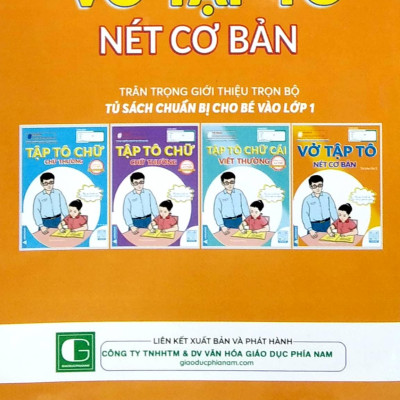 Chuẩn Bị Cho Bé Vào Lớp 1 - Vở Tập Tô - Nét Cơ Bản