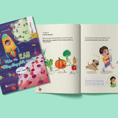 Ứ ừ con ghét/ Hóa ra rau không đáng ghét, mẹ nhỉ? ( Song ngữ Việt - Anh)