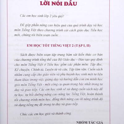 Em Học Tốt Tiếng Việt 2 Tập 2 - Theo Chương Trình Giáo Dục Phổ Thông Mới
