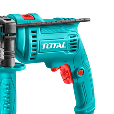 Máy khoan búa 13mm 680W TOTAL TG1061356-2E - Chỉnh được tốc độ, đảo chiều, có chức năng búa - Tốc độ 247