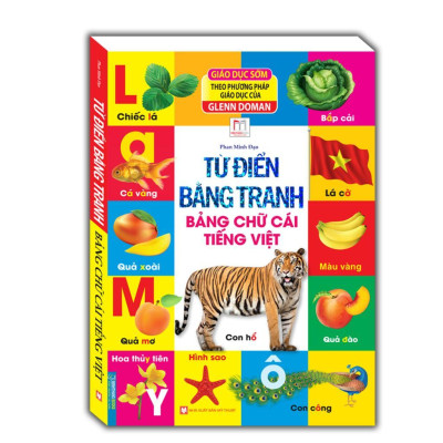 Sách - Từ Điển Bằng Tranh - Bảng Chữ Cái Tiếng Việt + Đồ Dùng Gia Đình + Cờ Các Quốc Gia - Combo 3 Cuốn - Minh Thắng