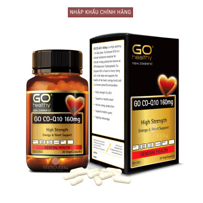 Bộ Sản Phẩm Giúp Tăng Cường Sinh Lực - Sinh Lý Nam, Làm Chậm Quá Trình Mãn Dục Nam: Go Man Plus 30 Viên, Bổ Tim Go Co Q10 160mg 30 Viên