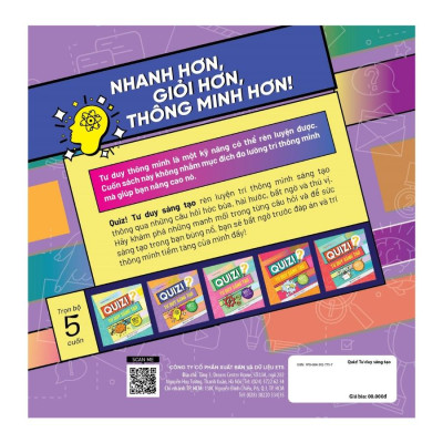 Quiz! Tư Duy Sáng Tạo - 100 Câu Hỏi Đánh Thức Thiên Tài Trong Bạn - Bản Quyền