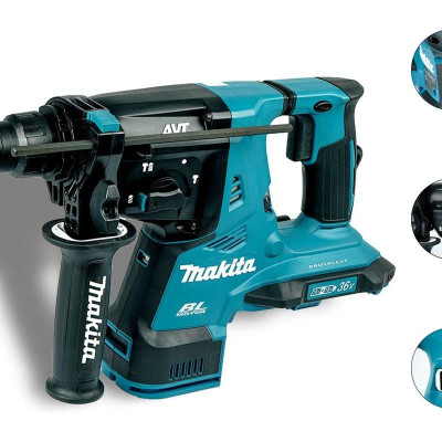 MÁY KHOAN ĐA NĂNG DÙNG PIN (28MM)(18VX2) 1350W (01 ĐẾ SẠC NHANH 2 CỔNG 02 PIN 5.0AH) MAKITA DHR282PT2J- HÀNG CHÍNH HÃNG