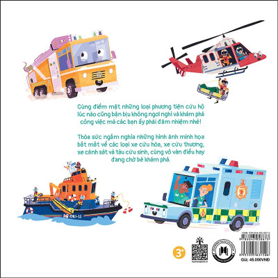 Busy Machines - Rescue: Những Cỗ Máy Năng Nổ - Xe Cứu Hộ (Song Ngữ Anh - Việt)