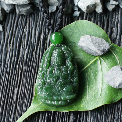 Mặt Dây Chuyền Thiên Thủ Thiên Nhãn Ngọc Bích Ngọc Quý Gemstones GA106