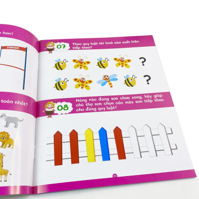 Sách Thiếu Nhi- Bộ 4 Quyển 30 Ngày Phát Triển Trí Tuệ Dành Cho Trẻ Từ 2 - 4 Tuổi Rèn Luyện Khả Năng Tư Duy Quan Sát
