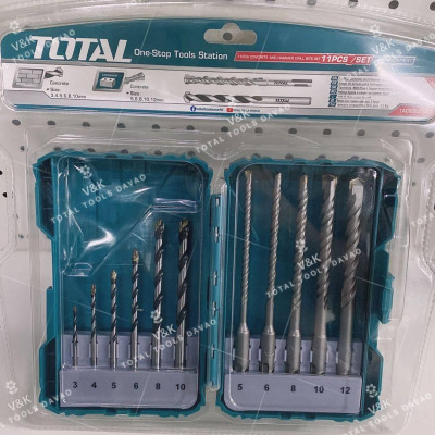 BỘ MŨI KHOAN BÊ TÔNG VÀ MŨI DÙNG CHO MÁY KHOAN BÚA SDS TOTAL TACSDL31101