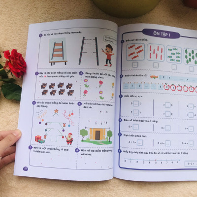 BỘ 2 CUỐN  CHINH PHỤC TOÁN TƯ DUY 4-6 Maths – Sắc màu Toán học:  +, Level 1