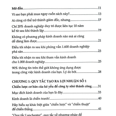 Bí Quyết Thành Công Của Doanh Nghiệp Vừa Và Nhỏ - 7 Chiến Lược Để Khởi Nghiệp Thành Công - Phương Thức Kinh Doanh Lanchester