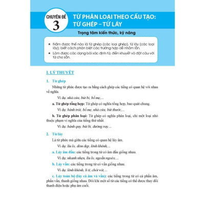 Sách - Trọng Tâm Kiến Thức Tiếng Việt - Luyện Thi Vào Lớp 6 - Tập 1 - Có Đáp Án - Minh Thắng
