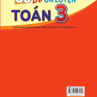 Sách - 36 Đề ôn luyện Toán 3 - Biên soạn theo CT GDPT mới - ndbooks