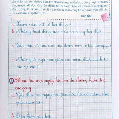 Vở Ô Li Bài Tập Tiếng Việt 3 - Tập 2 (CH-T)