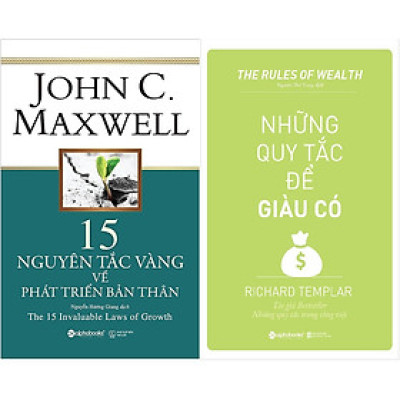 Combo Phát Triển Bản Thân Để Giàu Có ( 15 Nguyên Tắc Vàng Về Phát Triển Bản Thân + Những Nguyên Tắc Để Giàu Có ) (Tặng Tickbook đặc biệt)