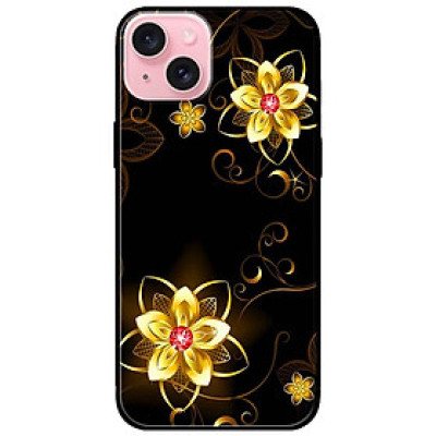 Ốp lưng dành cho Iphone 15 - Iphone 15 Plus - Iphone 15 Pro - Iphone 15 Pro Max - Họa Tiết Hoa Vàng - Hàng Chính Hãng
