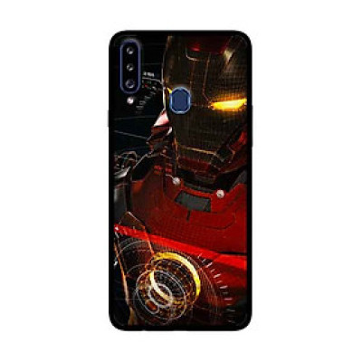 Ốp Lưng Dành Cho Samsung Galaxy A20s mẫu Người Sắt Mắt Vàng - Hàng Chính Hãng